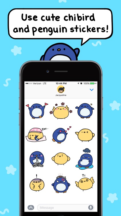 Chibird & Penguin Stickers