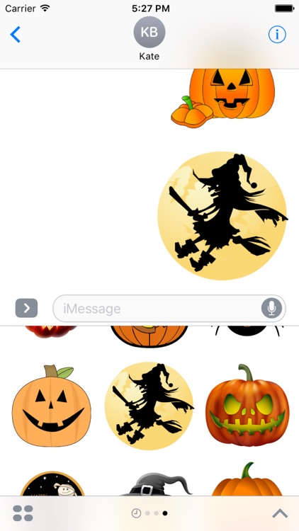 Halloween Stickers Moji for iMessage screenshot-3