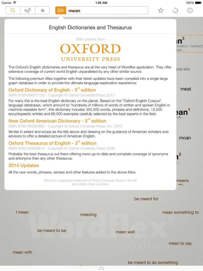 #4. Wordflex Touch Dictionary (iOS) 由: Robert Scheiner