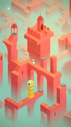 Captura de pantalla de Monument Valley en iPhone 4