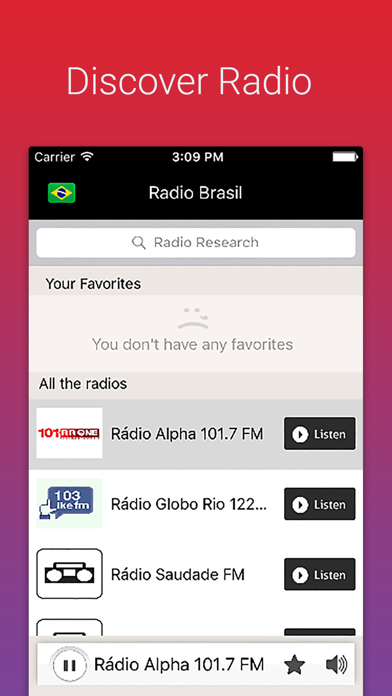 Screenshot #2 pour Rádio Brésil - Rádios Brazil - BRA FREE