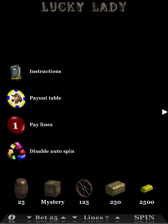 Chip Corral: Lucky Lady Edition iPad screenshot