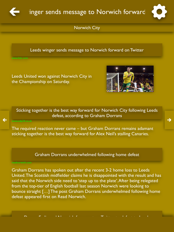 Screenshot #5 pour All The News - Norwich City Edition