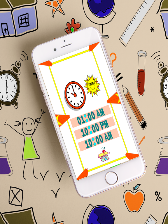 Telling time games for 2nd grade 4 learning am pm iPad screenshot