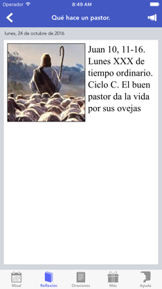Liturgia de Chile, Argentina, Uruguay y Paraguay screenshot 3
