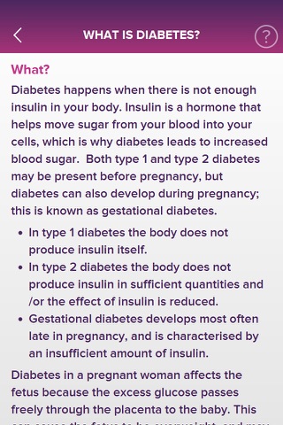 Pregnant with diabetes screenshot 3