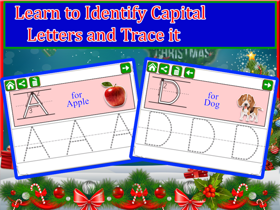 Screenshot #5 pour Alphabet Tracing Cursive & Numbers Christmas Game