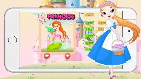 Jigsaw Mermaid And Princess Girl Puzzles Preschool
