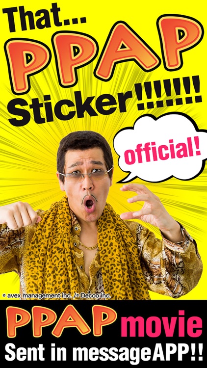 PPAP-Pen Pineapple Apple Pen-Stickeres by.PIKOTARO