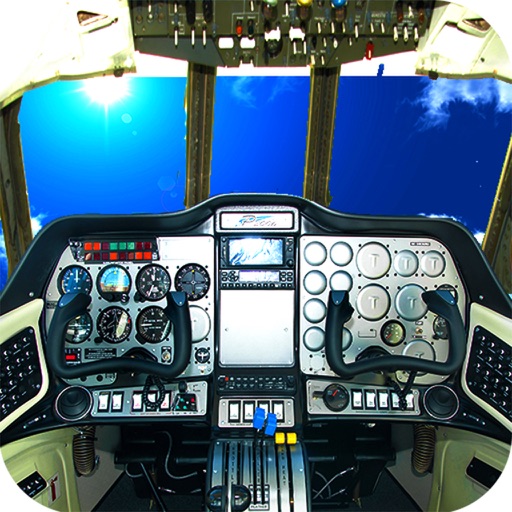 Real Pilot Flight Simulation: Drive Airoplane 3D Icon