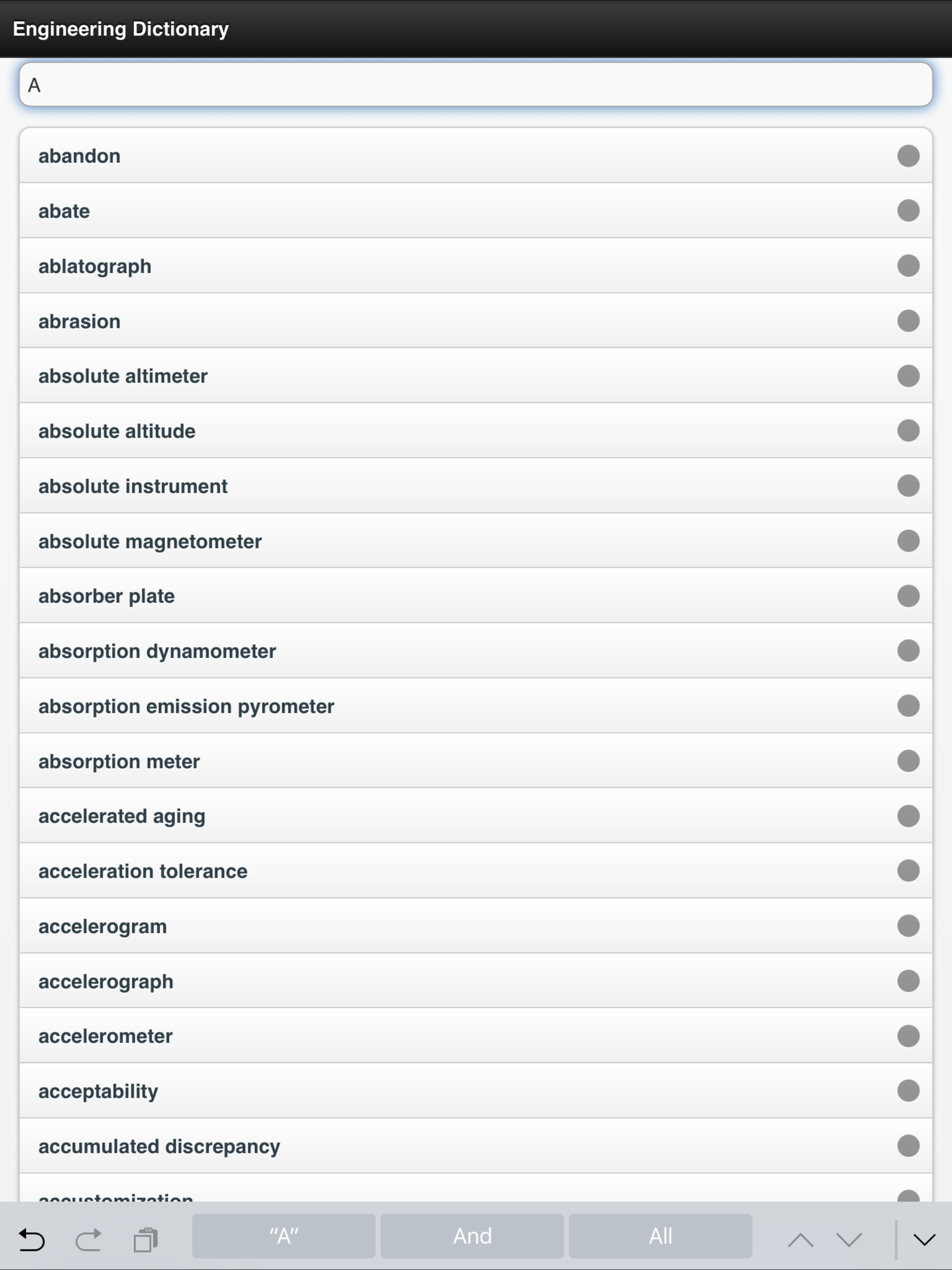 Engineering Dictionary Offline screenshot 7