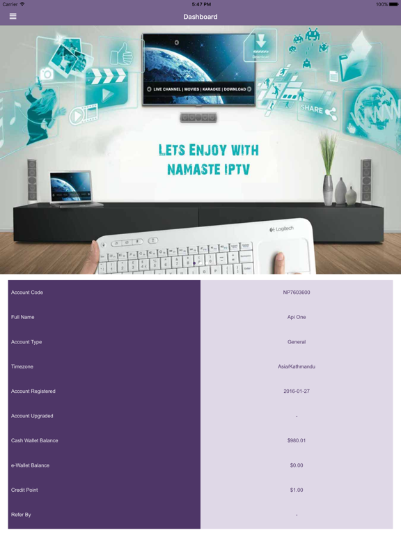 Screenshot #4 pour Namaste IPTV