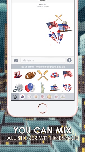America Emoji Stickers Keyboard Themes ChatStick(圖3)-速報App