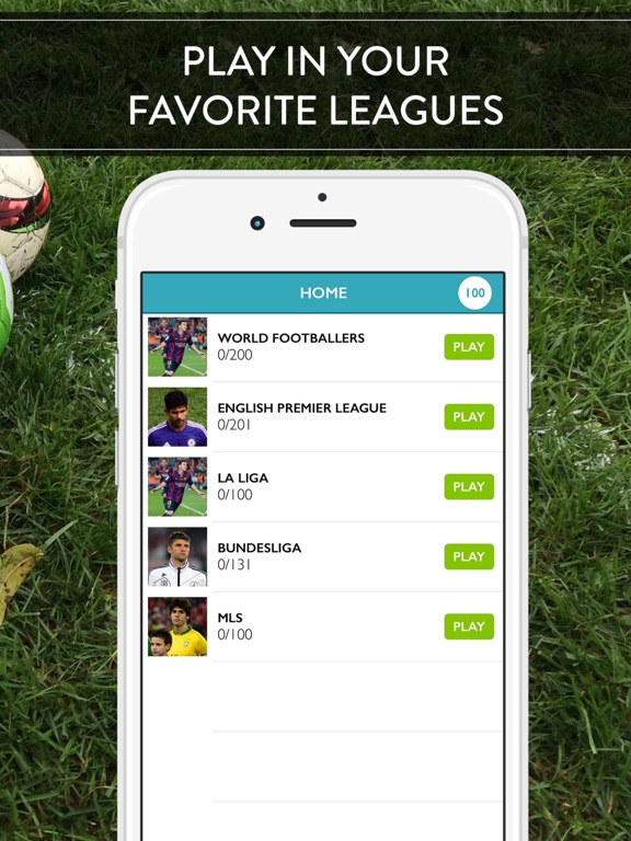Guess The Soccer Player! iPad screenshot