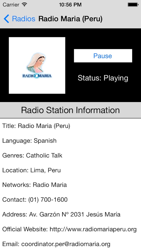 【图】Peru Radio Live Player (Lima / Spanish / Perú)(截图2)