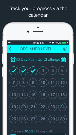 30 Day - Push Up Challenge截图