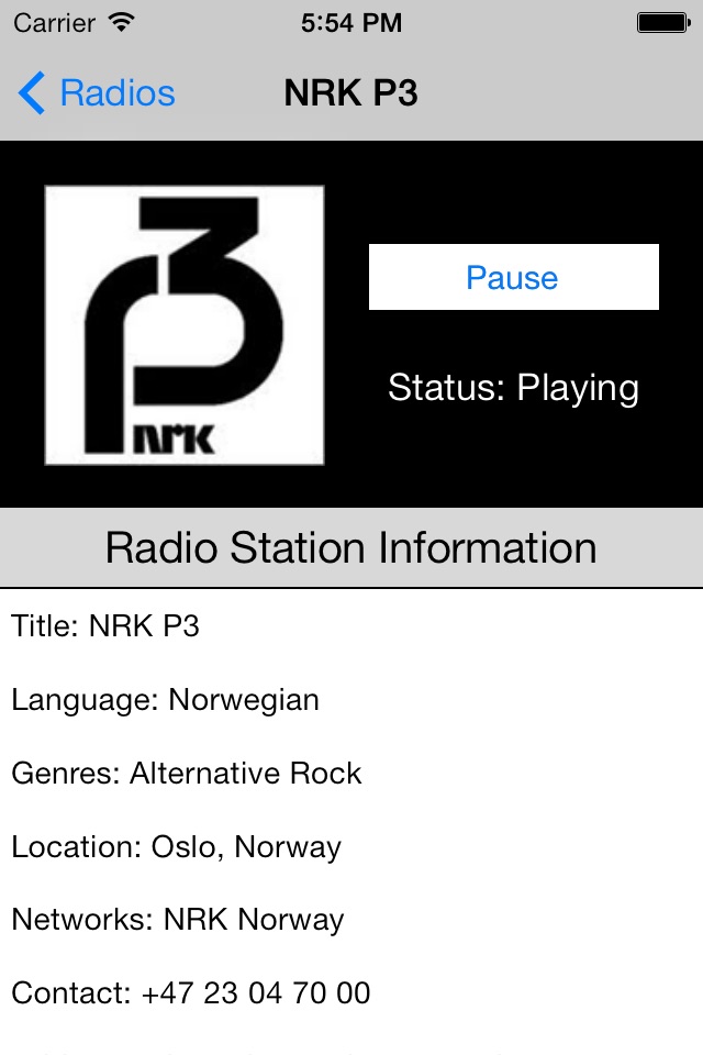 Norway Radio Live Player (Norge / Noreg / Norsk) screenshot 3