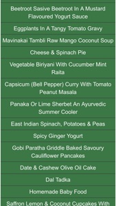 ayurvedic cook book screenshot #2 for iPhone