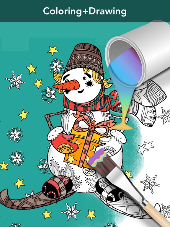 Screenshot #5 pour Coloring Book for Christmas