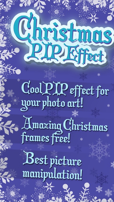 Screenshot #1 pour Noël Effet Pip - image dans l'image editeur
