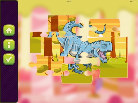 恐竜ジグソーパズル ゲーム無料キッズ 男の子のためのゲーム 子どものゲーム 幼児向けゲームのおすすめ画像4