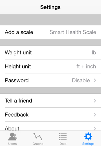 Smart Weight - Bluetooth Smart Health Scale screenshot 2