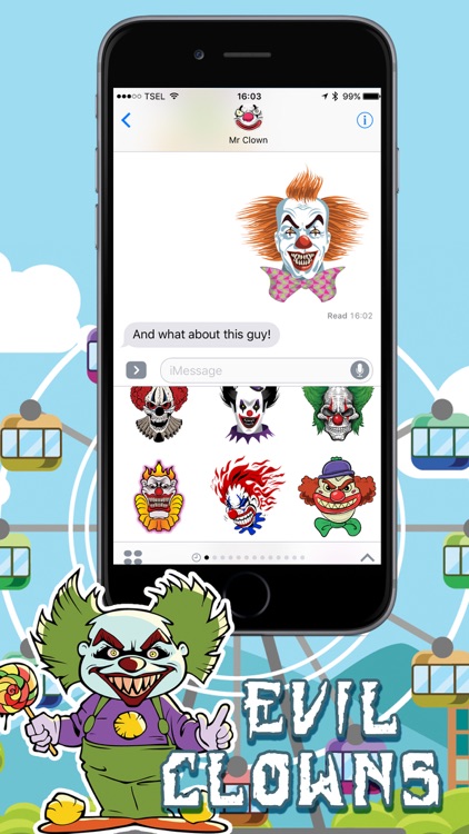 Killer Clowns Stickers screenshot-3
