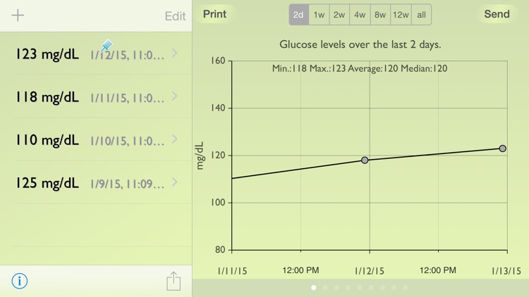 Glucose Recorder screenshot-4