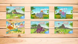 Game screenshot Dinosaur Jigsaw Puzzles Games for Kids and Toddler apk