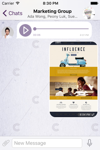 Connectie - Business Messaging screenshot 2
