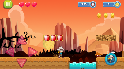 Screenshot #1 pour jungle adventure super platform bros game free