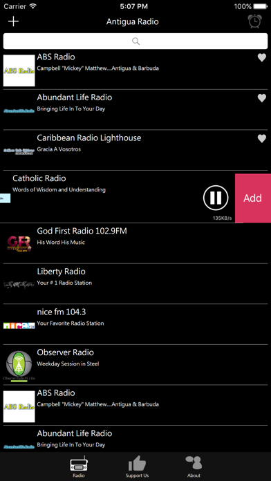 Antiguan Radio iPhone screenshot 4 - Entertainment app