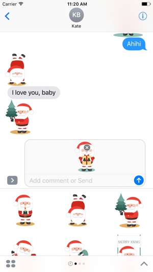 Happy Santa Claus for Christmas - Fx Sticker(圖4)-速報App