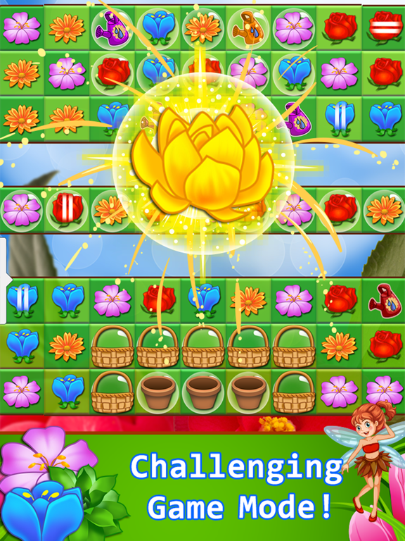 Screenshot #5 pour Blossom Garden - Free Flower Blast Match 3 Puzzle