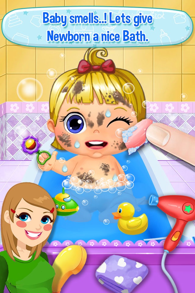 My New Baby Life Story - Newborn Care Dressup Game screenshot 3