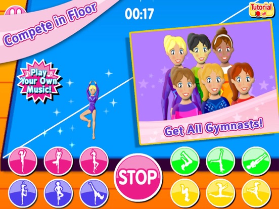 Elite Gymnastics Events Games iPad app afbeelding 4