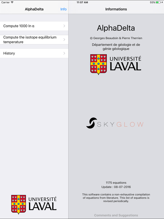 AlphaDelta iPad screenshot 2 - Reference app