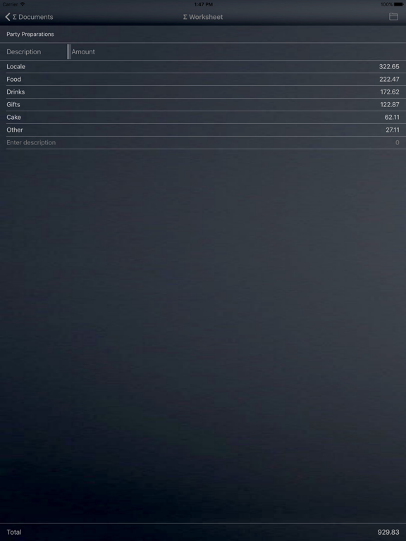 Screenshot #6 pour Sum Calculator & Spreadsheet