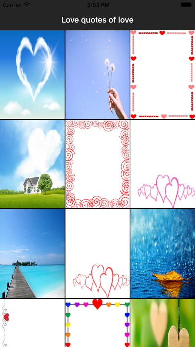 Screenshot #1 pour Love quotes of love