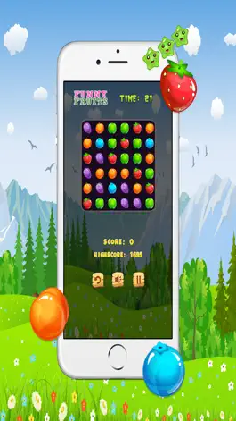 Game screenshot Смешные фрукты Матч Три - бесплатные Matching 3 apk