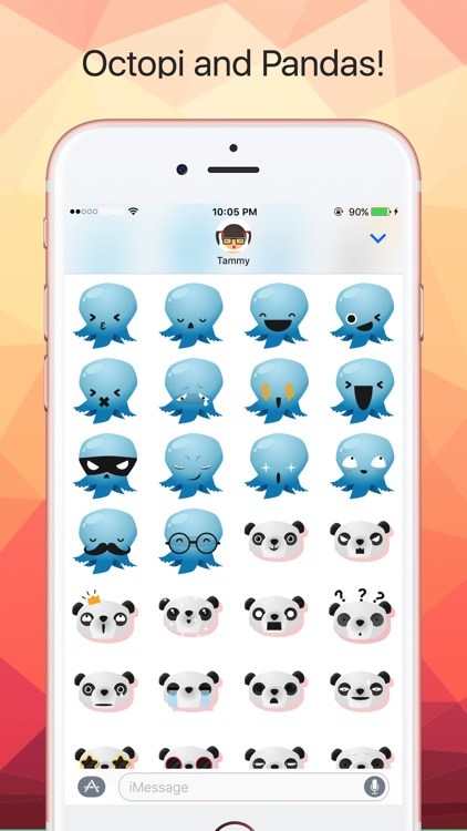 Fun Animals Sticker Pack with Emoji Faces