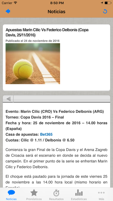 Screenshot #1 pour Apuestas deportivas - la base para tus apuestas