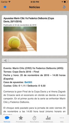 Apuestas deportivas - la base para tus apuestas screenshot 1