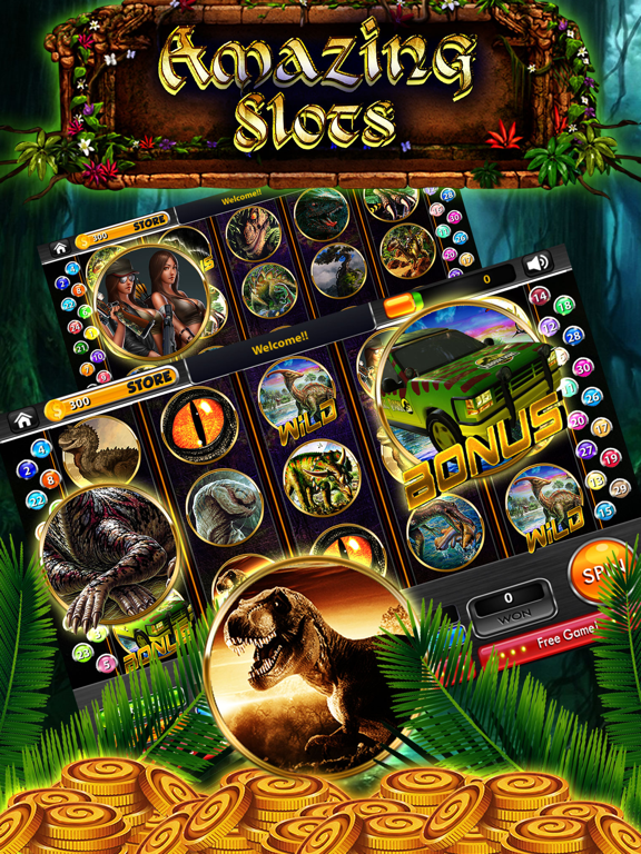 Screenshot #5 pour Jurassic Slot Machines Casino Carnivores VIP Slots