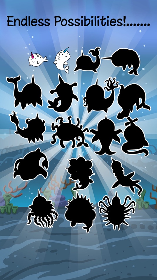 #4. Narwhal Evolution -A Endless Clicker Monsters Game (iOS) Podle: Romit Dodhia