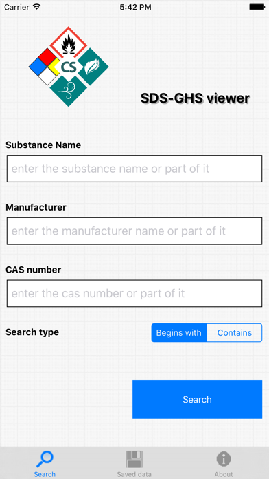 SDS-GHS viewer screenshot 2