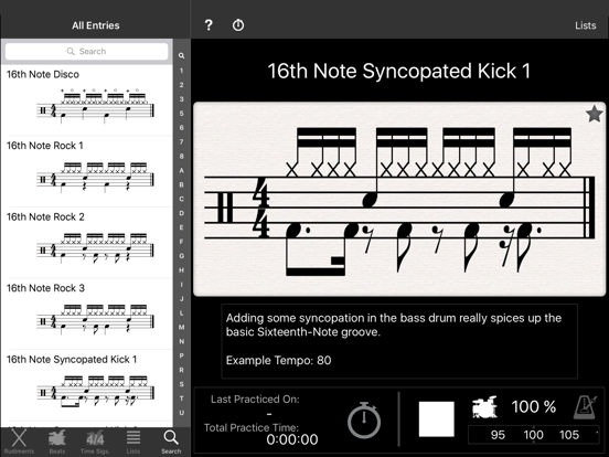 Screenshot #1 for theDrumDictionary