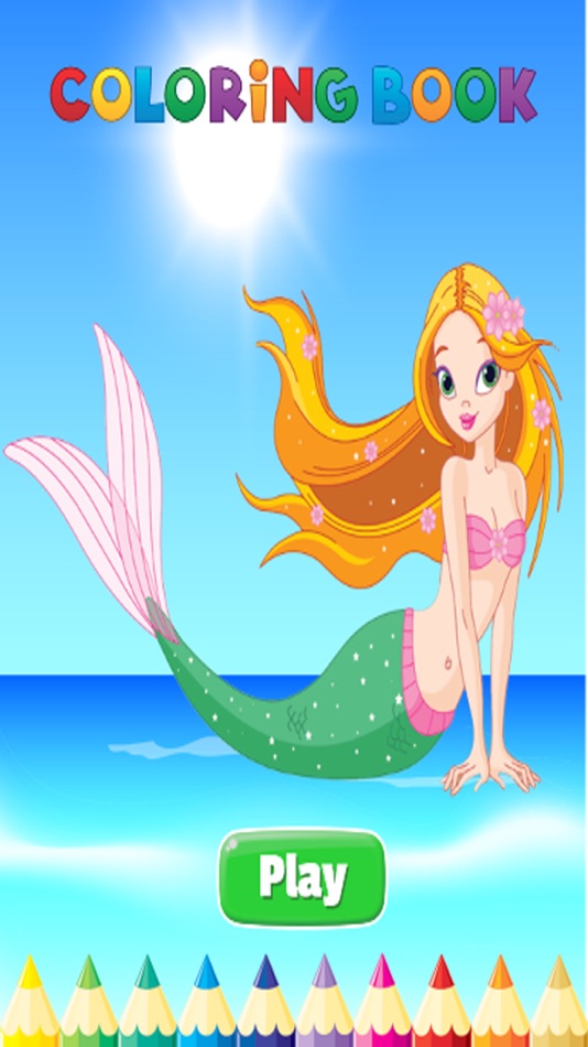 Mermaid Beach Coloring Book - Activties For Kid - 1.0 - (iOS)