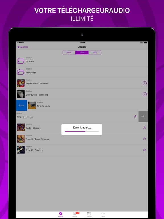 Screenshot #5 pour Téléchargement de Musique