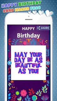 happy birthday card maker free–bday greeting cards iphone screenshot 2